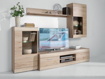 Obývací stěna FLOW I bez LED osvětlení