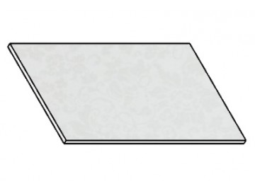 Kuchyňská pracovní deska 90 cm FLOWERS bílá Kuchyňská pracovní deska 90 cm FLOWERS bílá
