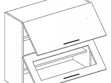 W80SP horní skříňka výklopná GOBI