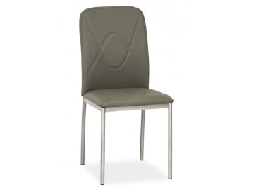 Jídelní čalouněná židle H-623 šedá