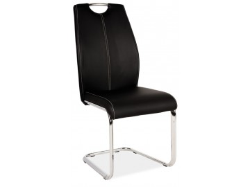 Jídelní čalouněná židle H-664 černá