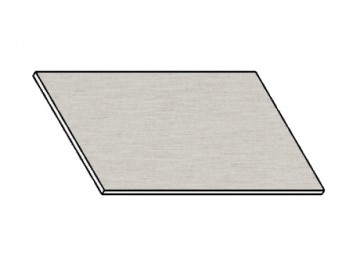 Kuchyňská pracovní deska 60 cm aluminium mat