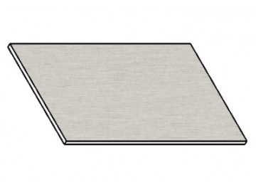 Kuchyňská pracovní deska 100 cm aluminium mat