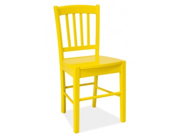 Jídelní dřevěná židle CD-57 žlutá
