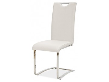 Jídelní čalouněná židle H-790 bílá