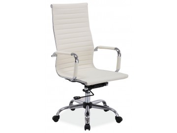 Kancelářská židle Q-040 krémová