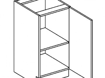 D40P dolní skříňka jednodvéřová COSTA