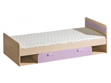 LIMO L13 postel s úložným prostorem fialová