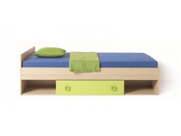 SUNNY postel se zásuvkou – zelená