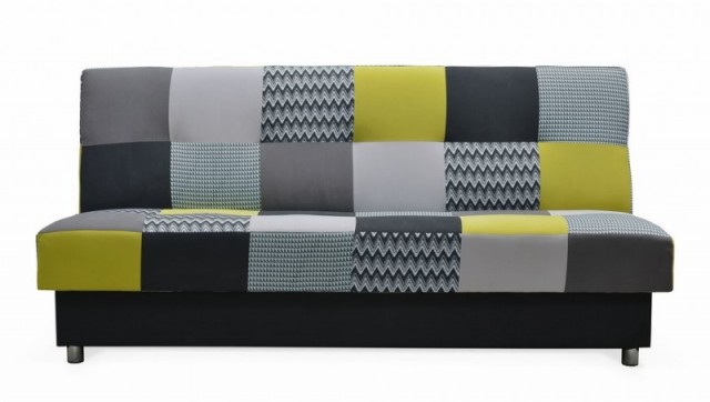 Designová rozkládací pohovka ZIG-ZAG zelená Designová rozkládací pohovka ZIG-ZAG zelená