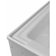 Teiko POLY NEW bílá sprchový box 81x81 cm shrnovací dveře