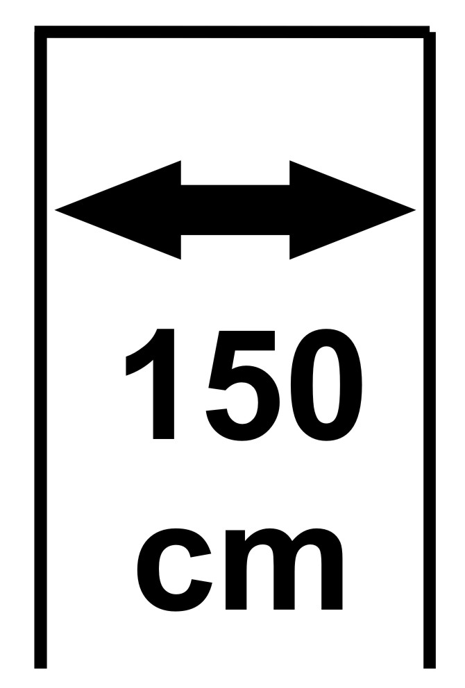 150 cm (stavební otvor 148-157 cm)