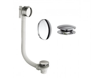 Sapho MODEL U1 vanová souprava s napouštěním, kliklak, délka 900mm, zátka 72mm, chrom