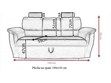 Sedací souprava Nadia sv.šedá