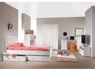 Toaletní stolek Provence 357 bílý