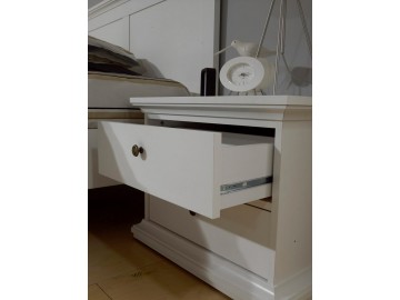 Noční stolek Provence 301 bílá/dub