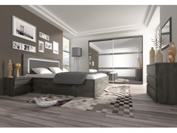 Postel Rafael 31-160x200 dub black pine
