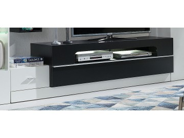 TV stolek Grace R3 bílá/černá TV stolek Grace R3 bílá/černá