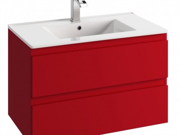 Skříňka pod umyvadlo Como D80/45 červená