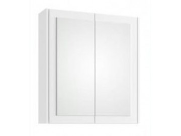Koupelnová skříňka se zrcadlem Fiero E60 bílý lesk