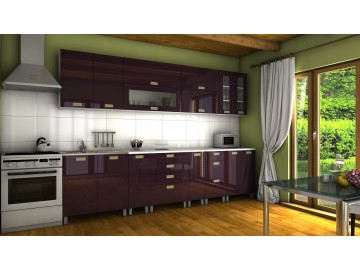 Kuchyňská linka Granada MDR 300 fialový lesk