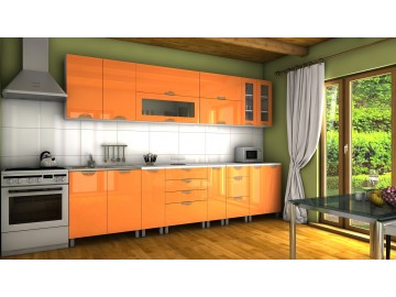 Kuchyňská linka Granada MDR 300 oranžový lesk