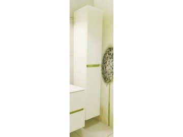 Závěsná koupelnová skříňka Momo C32 bílý lesk/lime
