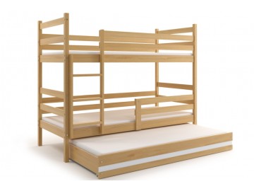 Patrová postel s přistýlkou Norbert bílá
