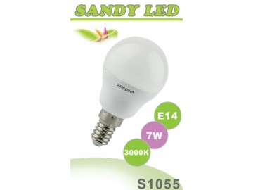 SANDRIA LED žárovka E14 S1055 SANDY LED E14 B45 7W SMD 3000K