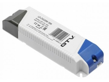 GTV  LD-ZAS30W-30N LED trafo AC220-240/DC12V, 30W ,  IP20