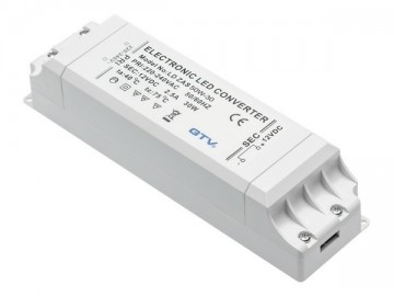 GTV  LD-ZAS50W-30 LED trafo AC220-240/DC12V, 50W ,  IP20