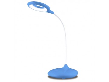 Ecolite  LHZQ7-MO LED stolní lampa AKU stmív.,  5W, 440lm, 4000K, modrá