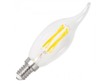 Ecolite LED žárovka LED4W-RETRO/SV/E14 LED zdroj plamínek,E14,4W,3000K