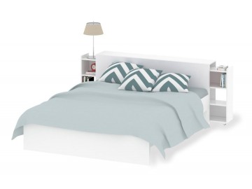 Čelo postele Simplicity 143 šíře 140 cm bílý lesk