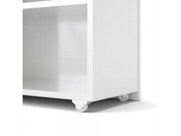 Čelo postele Simplicity 143 šíře 140 cm bílý lesk