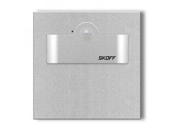 SKOFF LED nástěnné svítidlo s čidlem MN-TAN-G-W TANGO SHORT hliník(G) studen
