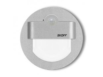 SKOFF LED nástěnné svítidlo s čidlem MJ-RUE-G-B Rueda hliník (G) modrá (B)+