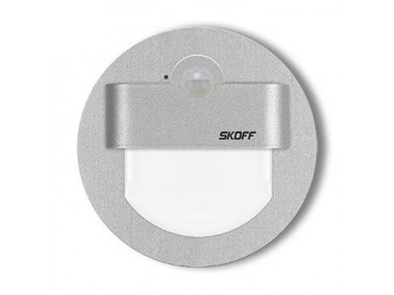 SKOFF LED nástěnné svítidlo s čidlem MM-RUE-G-B RUEDA hliník (G) modrá (B)+