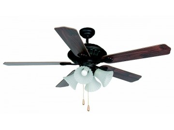 Stropní ventilátor W-VEN33274 CORSO FARO - tmavý dub 132 cm 5 lopatek Stropní ventilátor W-VEN33274 CORSO FARO - tmavý dub 132 cm 5 lopatek