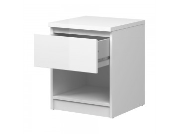 Noční stolek Simplicity 238 bílý lesk