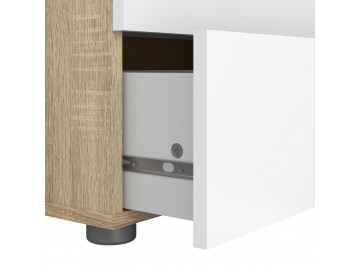 Komoda Pedro 508 oak/bílý lesk
