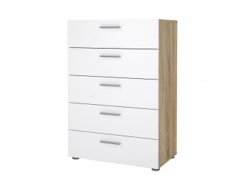 Komoda Pedro 508 oak/bílý lesk
