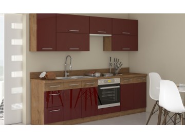 Panel na myčku Vega ZM 713x446 dub lancelot/bordo lesk