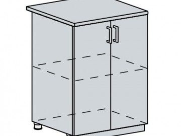 60D d. skříňka 2-dveřová PROVENCE šedá