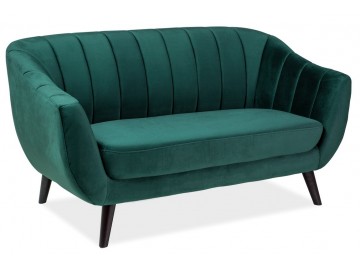 Čalouněné dvojkřeslo ELITE VELVET 2 zelená