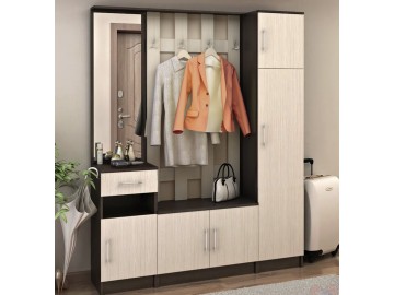 Rohový regál WK-104 k předsíni MÁŠENKA wenge