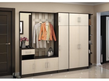 Rohový regál WK-104 k předsíni MÁŠENKA wenge