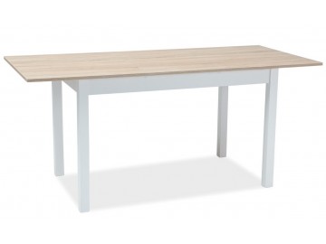 Jídelní stůl rozkládací HORACY 100x60 bílá/dub