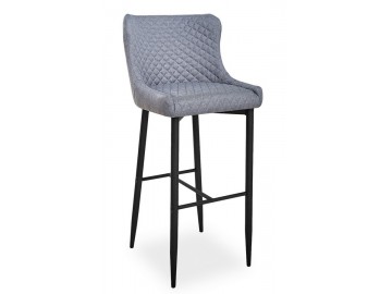 Barová židle COLIN B H-1 šedá/černá