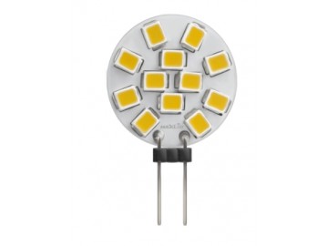 MAXLED LED žárovka 4637 G4 12SMD 2W 3000K ROUND